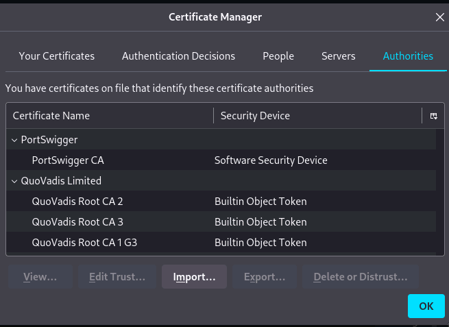 certificate manager