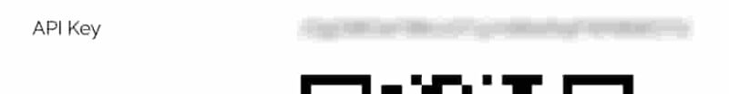API key