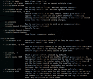 mitmproxy | kali linux覚え書き