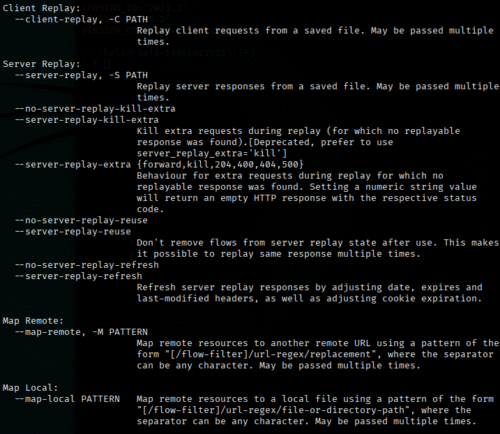 mitmproxy | kali linux覚え書き