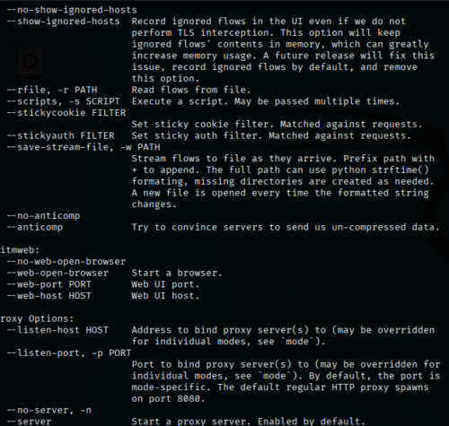 mitmproxy | kali linux覚え書き