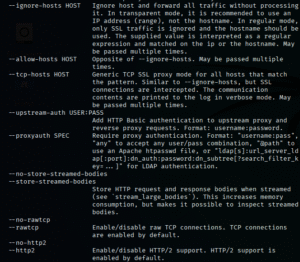 mitmproxy | kali linux覚え書き