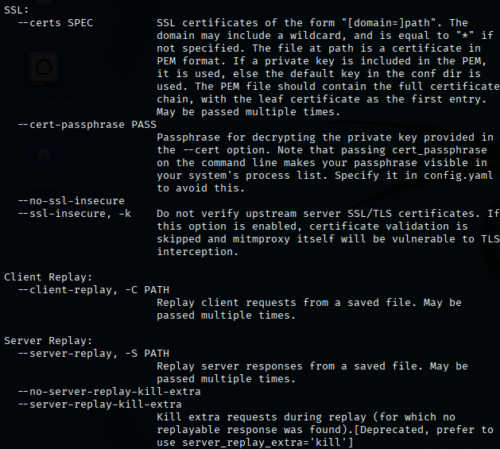 mitmproxy | kali linux覚え書き