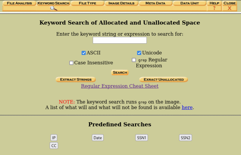 keywords search