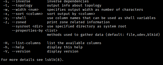 lsblk --help2