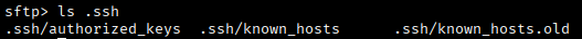 ls .ssh