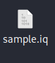 sample.iq