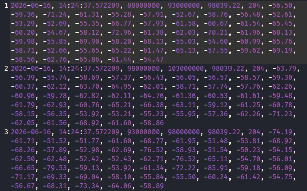 haclrf_sweep result