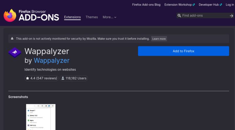 wappalyzer