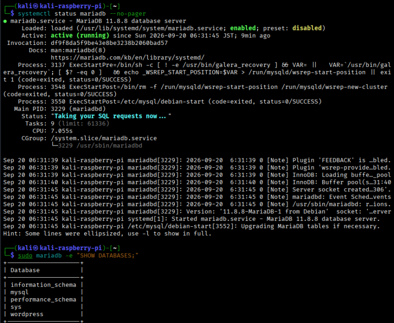mariadb
