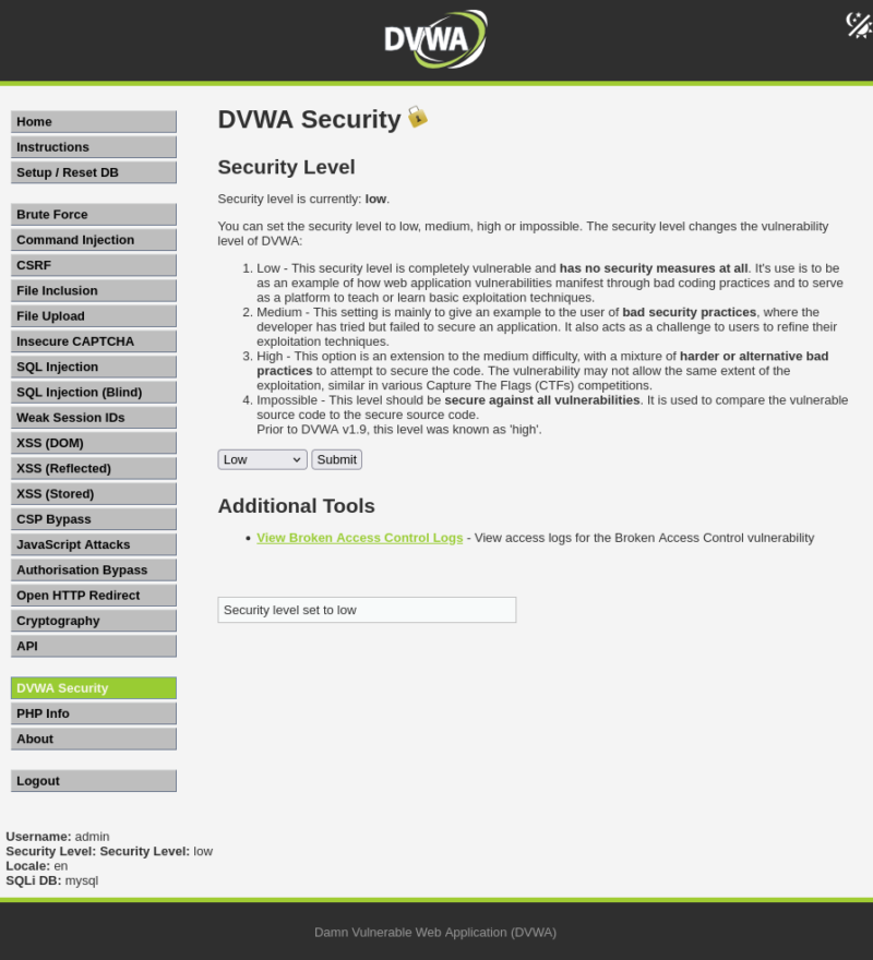 low security
